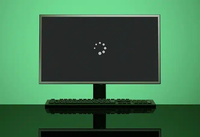 How do I restart my computer when the screen is stuck on black? - ITMlab